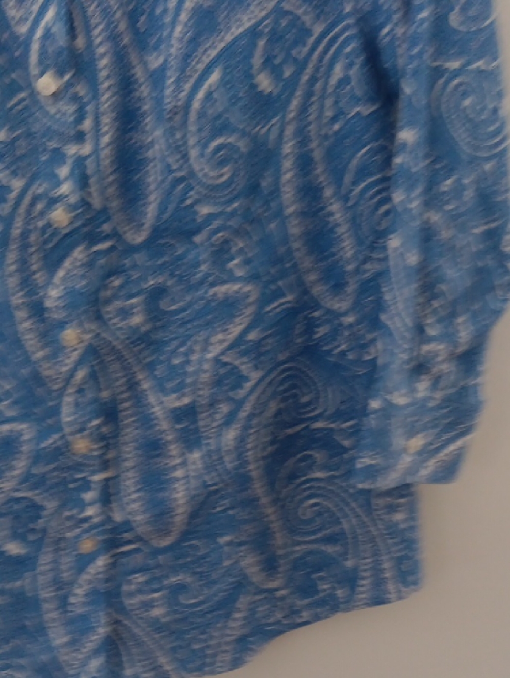 Talbots Wrinkle Resistant Paisley Button-Down Shirt #3531 - Picture 5 of 7